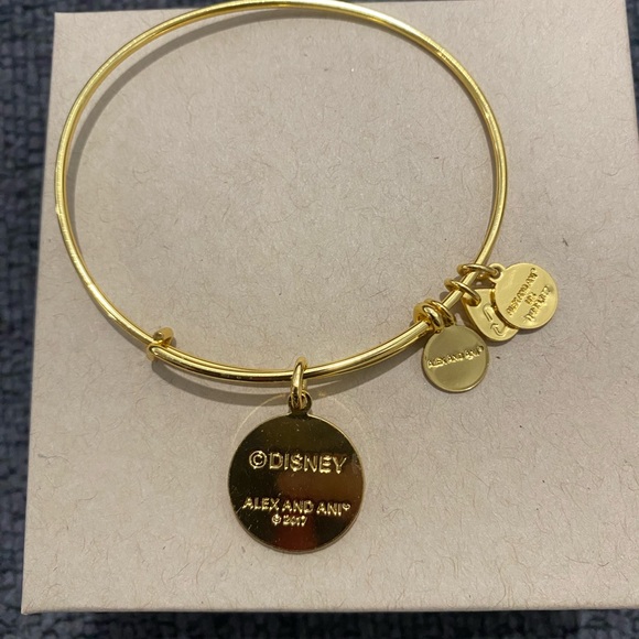 Disney Parks ALEX AND ANI D23 Epcot Center 35th Anniversary Gold Tone Bracelet - Picture 2 of 4